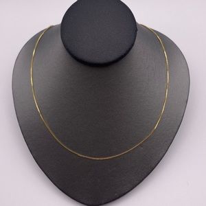 14k yellow gold box link chains